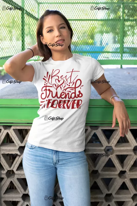 Best friends forever , tricou cu mesaj